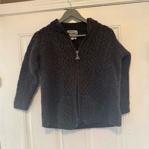 Aran Crafts Charcoal Sweater